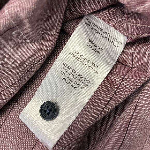 Travis Mathew Shirt Men's Sz.XL Red Short Sleeve Button Up Casual Golf Outdoor - Picture 4 of 9